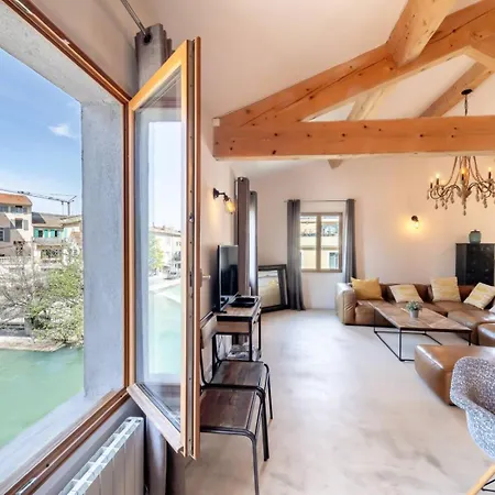 Olive- Vaste Appartement Donnant Sur La Sorgue LʼIsle-sur-la-Sorgue Exterior foto